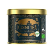 картинка Черный чай Kusmi Tea Earl Grey Intense (Черный чай Эрл Грей, бергамот, лимон) банка (100 гр) интернет магазин являющийся официальным дистрибьютором в России 