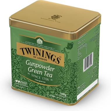 картинка Зеленый чай Twinings Gunpowder Green Tea, банка (500 гр) от интернет магазина