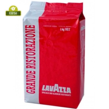 картинка Lavazza Grande Ristorazone Rossa (Гранде Ристоразионе Россо) в зернах (1000 гр) от интернет магазина