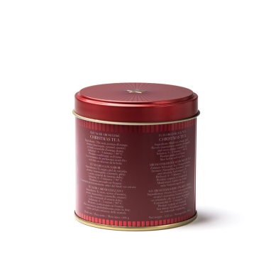 картинка Черный чай Dammann Рождественский красный, банка (100 гр) от интернет магазина