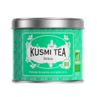 картинка Kusmi Tea Detox / Детокс (зеленый чай, мате, лимон), банка (100 гр) интернет магазин являющийся официальным дистрибьютором в России 