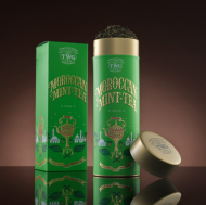 картинка Зеленый чай TWG Tea Moroccan Mint / Мороканский мятный, туба (100 гр) интернет магазин являющийся официальным дистрибьютором в России 